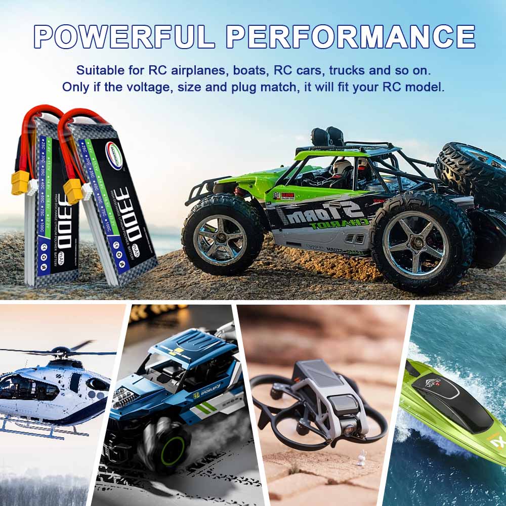 RC Lipo Battery 2S 3S 4S 5S 6S - 6S Lipo Battery 22.2V 5000Mah review and price