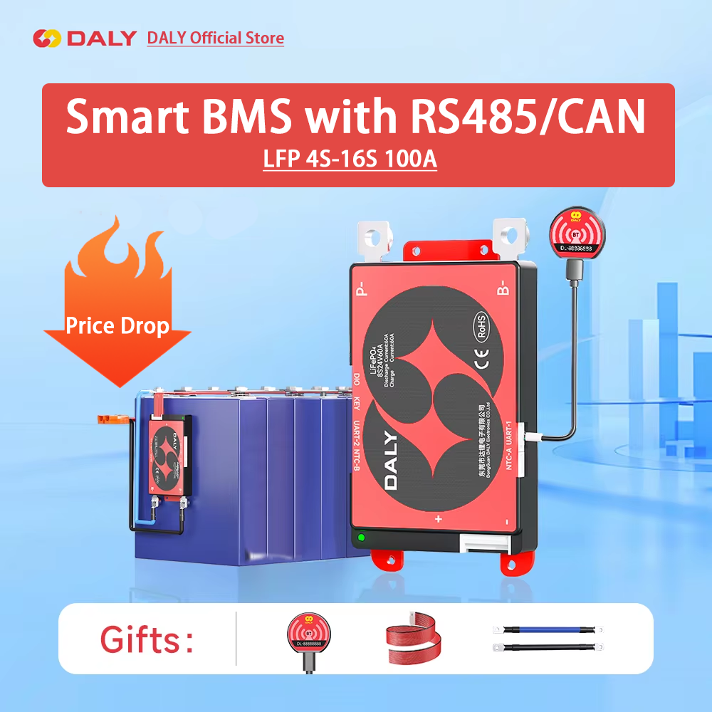Daly Smart BMS 4S Lifepo4 12V  - Lifepo4 12V 100Ah Bms Bluetooth review and price