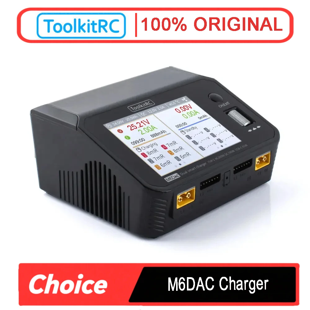 ToolkitRC M6DAC Dual Channel 7 - Toolkitrc M6Dac Smart Charger review and price