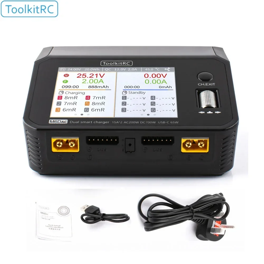 ToolkitRC M6DAC Dual Channel 7 - Toolkitrc M6Dac Smart Charger review and price